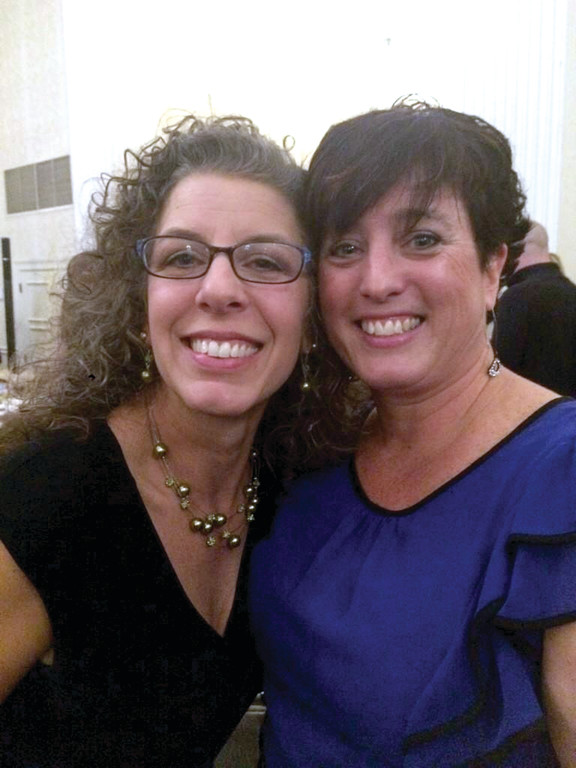Dawn Manchester (right), with Deb Ramm, at the FuseRI inauguration night.
