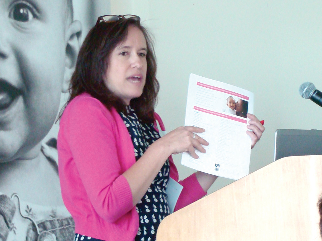 NEW REPORT: For the policy round table discussion on Thursday, June 4, Leanne Barrett first explained the issue brief for attendees. The brief found that infants and toddlers under the age of 3 are more likely than any other age group to be living in poverty.