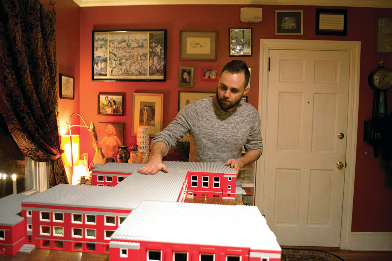 LESSON PLAN: Grover discusses the process behind building a model of Gorton Junior High School. As his second model, he was more confident in his process and knew how to construct more efficiently.