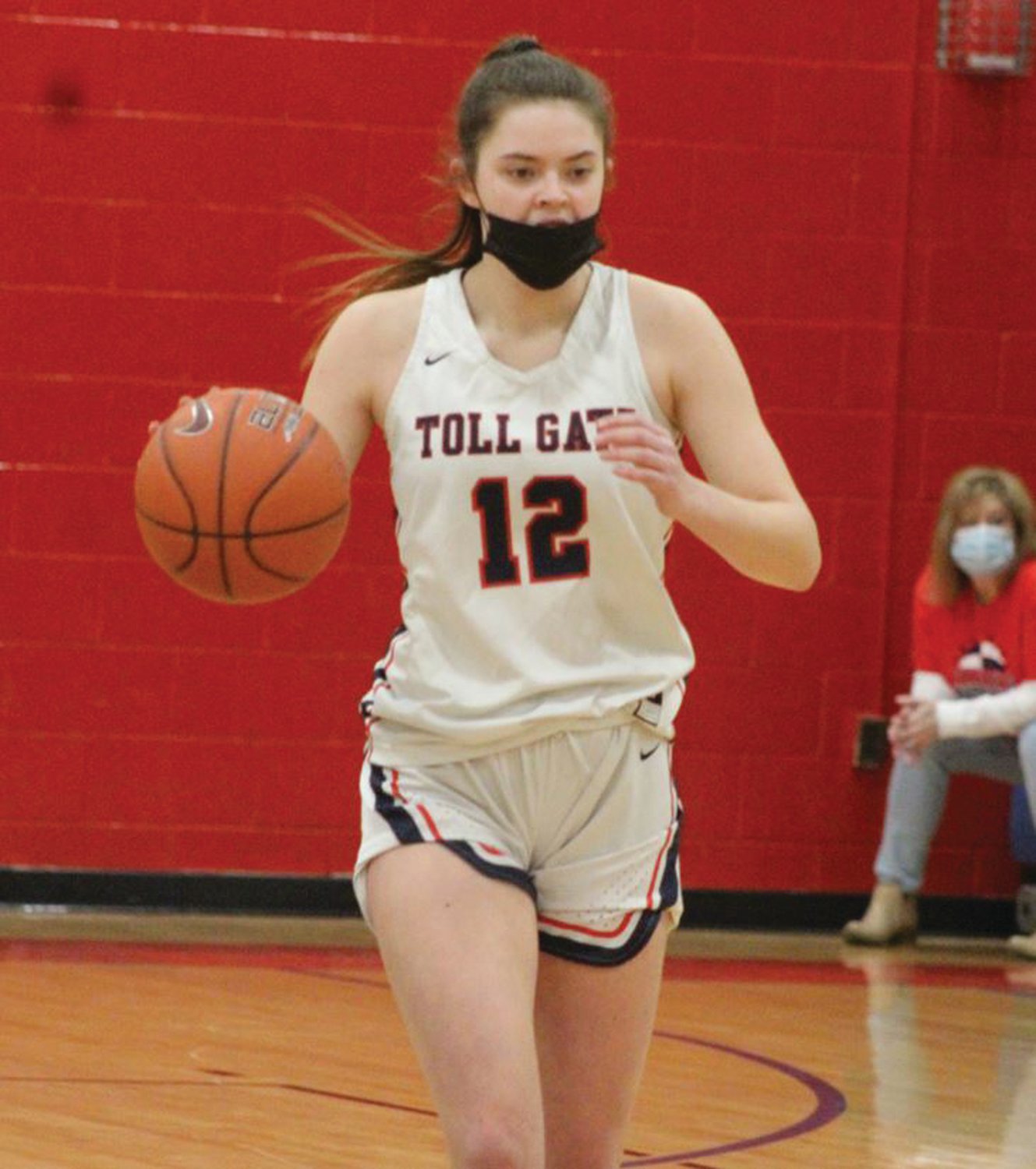 BIG PERFORMANCE: Toll Gate’s Adeline Areson.