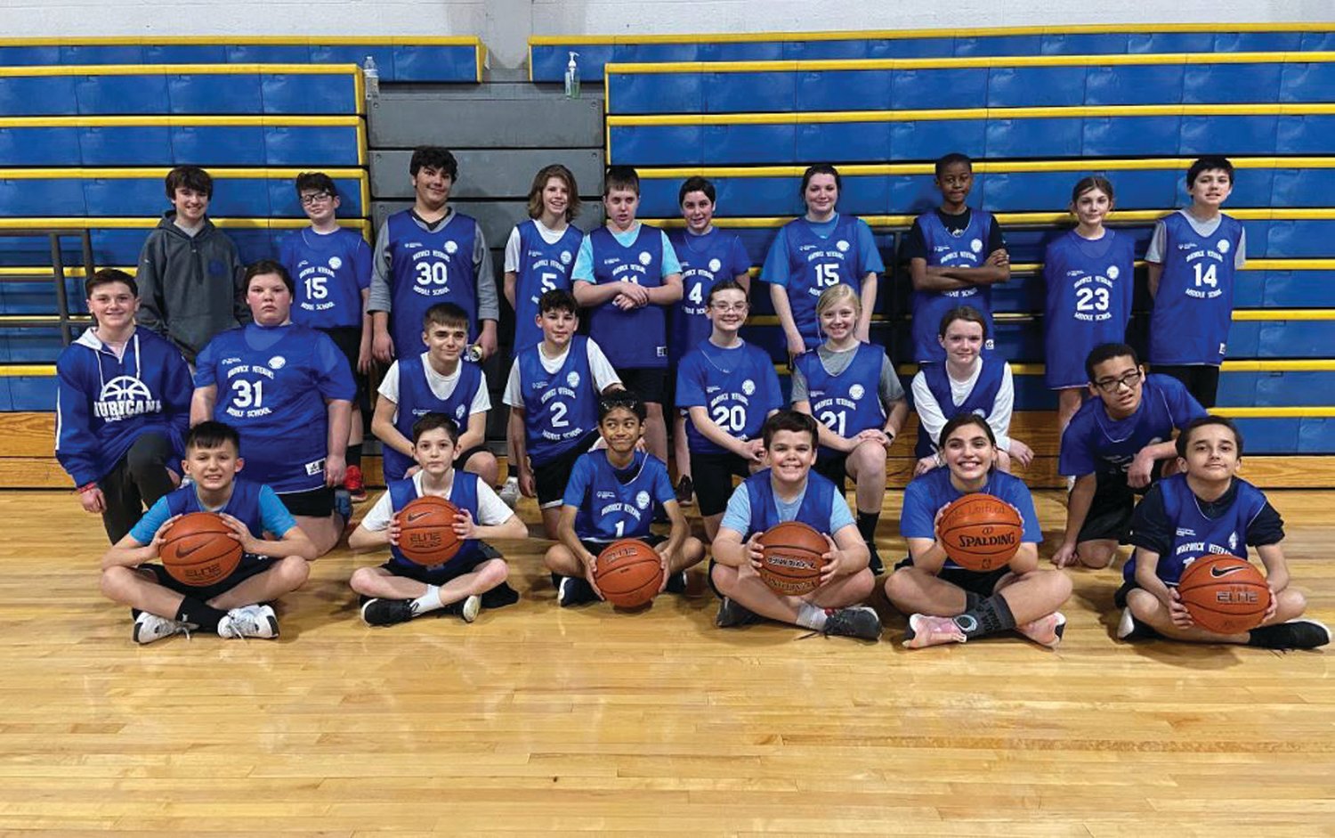 A SENSE OF UNITY: The Vets unified basketball team. (Submitted photo)
