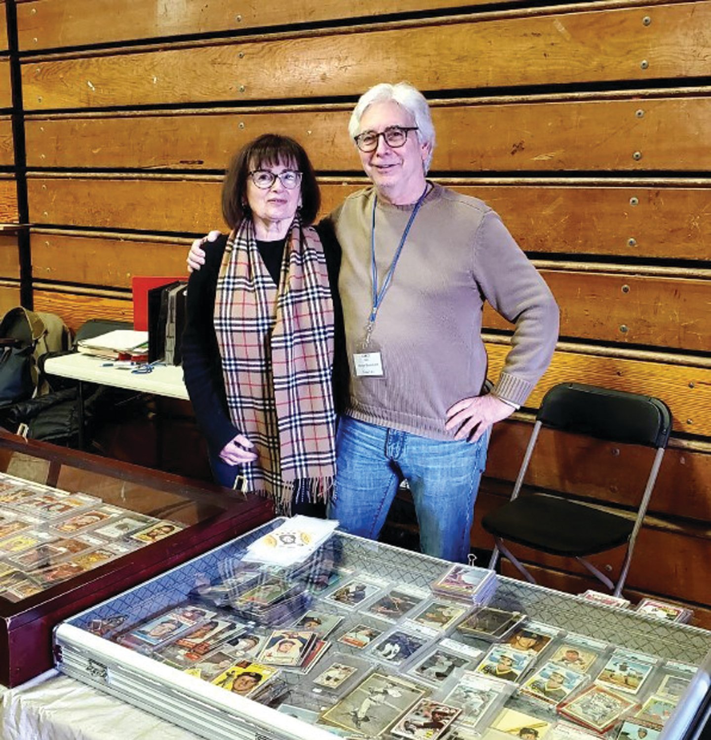 LOCAL LINK: Cranston resident Myron Bernstein and his wife Arlene were among the many dealers at last weekend’s record-setting Cranston Card and Collector’s Show.