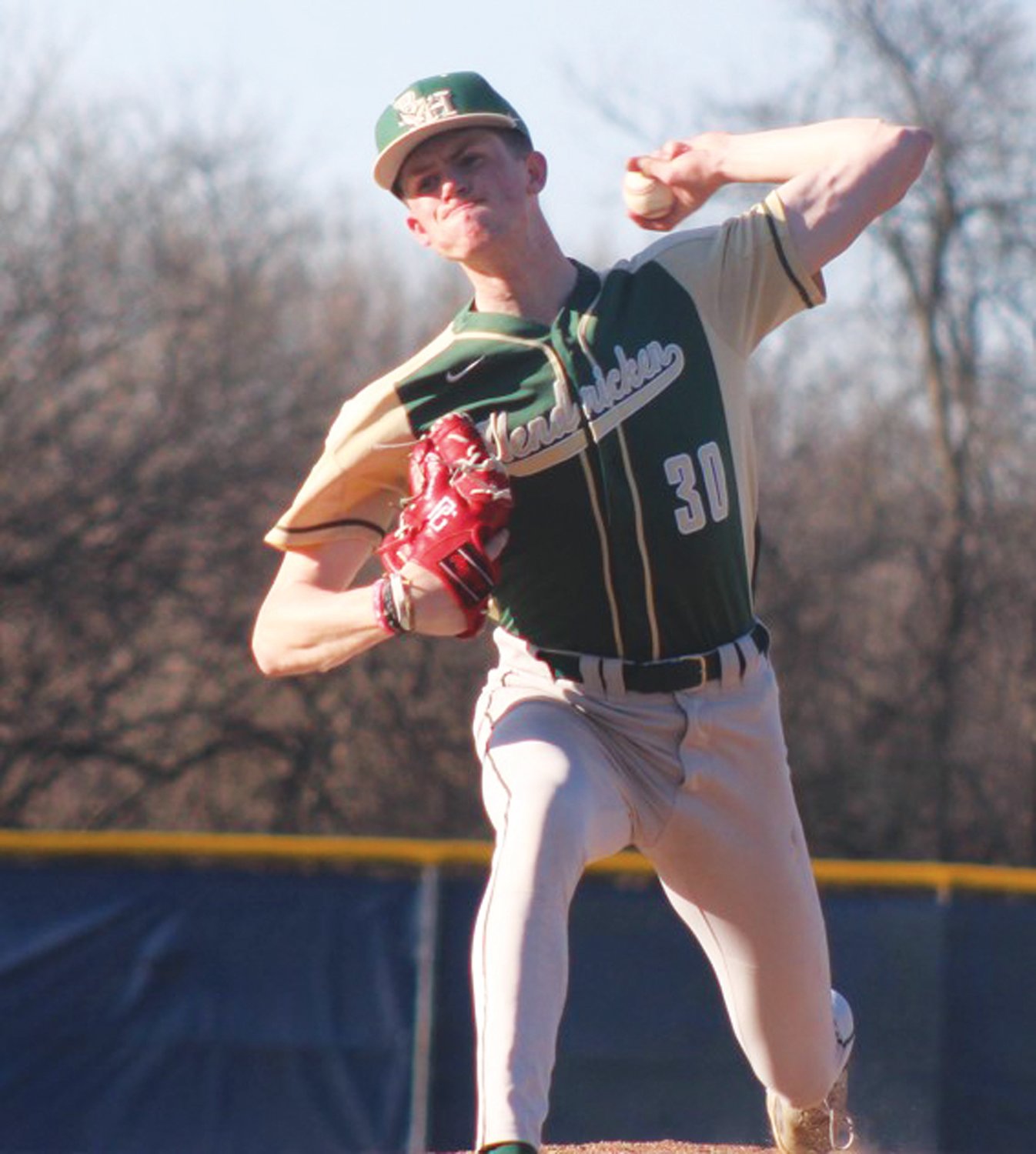 ACE: Hendricken starting pitcher Alex Clemmey on Monday afternoon in Lincoln. (Photos by Alex Sponseller)