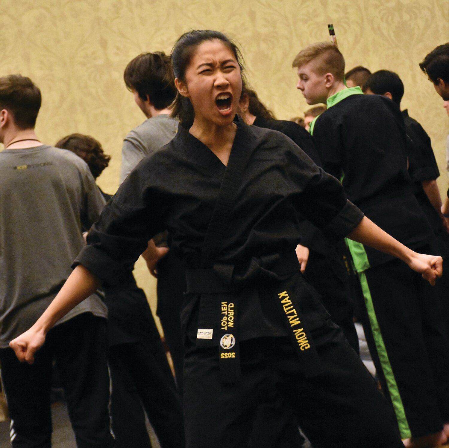 PUTTING ON A SHOW: Katelyn Vong performs at the Grand Nationals. (Photo by Tim Stanton)