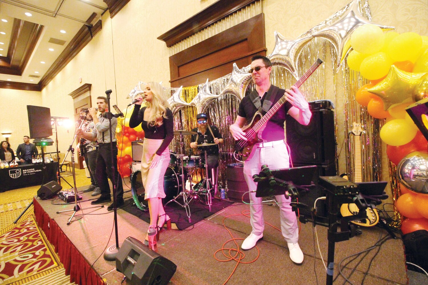 TASTE OF MUSIC: Those attending the Tast6e of Rhode Island were served up some lively music at the event at the Crowne Plaza.